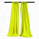 Backdrop Drape Curtain 5 Feet Wide x 15 Feet High, Polyester Poplin SEAMLESS 1 SETS. - New Creations Fabric & Foam Inc