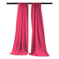 Backdrop Drape Curtain 5 Feet Wide x 6 Feet High, Polyester Poplin SEAMLESS 1 SETS. - New Creations Fabric & Foam Inc