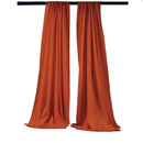Backdrop Drape Curtain 5 Feet Wide x 6 Feet High, Polyester Poplin SEAMLESS 1 SETS. - New Creations Fabric & Foam Inc