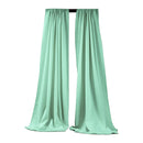 Backdrop Drape Curtain 5 Feet Wide x 6 Feet High, Polyester Poplin SEAMLESS 1 SETS. - New Creations Fabric & Foam Inc