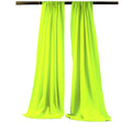 Backdrop Drape Curtain 5 Feet Wide x 9 Feet High, Polyester Poplin SEAMLESS 1 SETS. - New Creations Fabric & Foam Inc