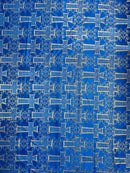 Big Cross Jacquard Satin 58" Wide| New Creations Fabric & Foam Inc. - New Creations Fabric & Foam Inc