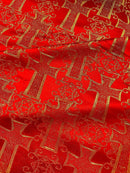 Big Cross Jacquard Satin 58" Wide| New Creations Fabric & Foam Inc. - New Creations Fabric & Foam Inc