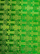 Big Cross Jacquard Satin 58" Wide| New Creations Fabric & Foam Inc. - New Creations Fabric & Foam Inc