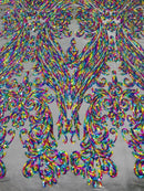 Big Sequin Damask Fabric 54” Wide| New Creations Fabric & Foam Inc. - New Creations Fabric & Foam Inc