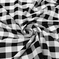 58/59" Wide 100% Polyester Poplin Gingham Checkered Fabric By The Yard