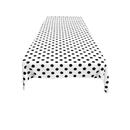 58" x 58" Square Small Polka Dot Poly Cotton Tablecloth