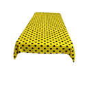 58" x 58" Square Small Polka Dot Poly Cotton Tablecloth