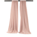 Backdrop Drape Curtain 5 Feet Wide x 6 Feet High, Polyester Poplin SEAMLESS 1 SETS.