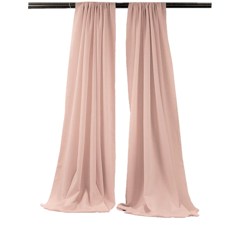 Backdrop Drape Curtain 5 Feet Wide x 15 Feet High, Polyester Poplin SEAMLESS 1 SETS.