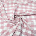 58/59" Wide 100% Polyester Poplin Gingham Checkered Fabric By The Yard