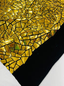 Broken Glass Sequin Velvet 58" Wide| New Creations Fabric & Foam Inc. - New Creations Fabric & Foam Inc