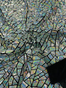 Broken Glass Sequin Velvet 58" Wide| New Creations Fabric & Foam Inc. - New Creations Fabric & Foam Inc