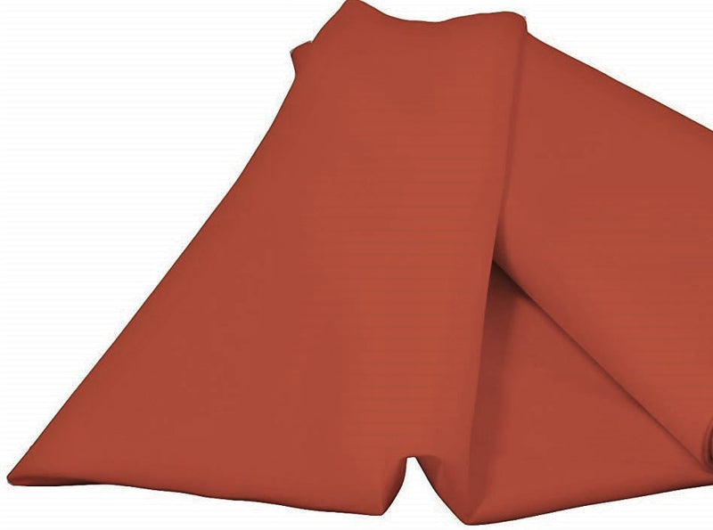 Burnt Orange 58/59" Wide 100% Premium Woven Polyester Poplin Fabric By The Yard