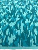 Camouflage Polyester Spandex 58" Wide| New Creations Fabric & Foam Inc. - New Creations Fabric & Foam Inc