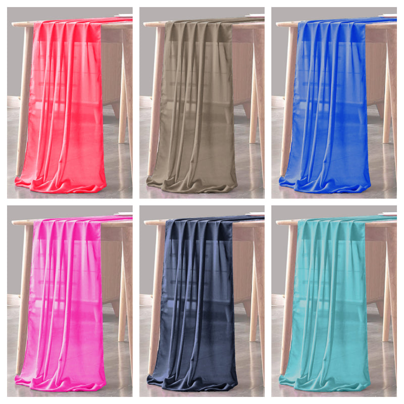 CHIFFON SHEER TABLE RUNNER (14" inches x 120" inches)