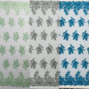 Eva Luxury Beaded Floral Lace, by The Yard.