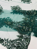 Classic Beaded Damask Lace 54” Wide| New Creations Fabric & Foam Inc. - New Creations Fabric & Foam Inc