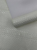 Cobra Snake Shiny Vinyl 3D Embossed Fabric 2 Tone Cobra Snake Fabric| New Creations Fabric & Foam Inc. - New Creations Fabric & Foam Inc