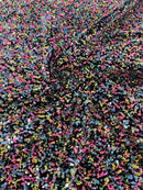 Confetti Sequin Stretch Velvet 54" Wide| New Creations Fabric & Foam Inc. - New Creations Fabric & Foam Inc