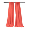 Backdrop Drape Curtain 5 Feet Wide x 6 Feet High, Polyester Poplin SEAMLESS 1 SETS.