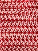 Corded Lace/ Butterfly Design Embroidered With Sequin on a Mesh Lace Fabric - New Creations Fabric & Foam Inc