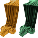 COTTON GAUZE SHEER TABLE RUNNER (14 Inches x 90 Inches) - New Creations Fabric & Foam Inc