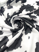 Cow Print 4 Way Stretch Power Mesh 58" Wide| New Creations Fabric & Foam Inc. - New Creations Fabric & Foam Inc