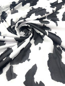 Cow Print 4 Way Stretch Power Mesh 58" Wide| New Creations Fabric & Foam Inc. - New Creations Fabric & Foam Inc
