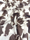 Cow Print 4 Way Stretch Power Mesh 58" Wide| New Creations Fabric & Foam Inc. - New Creations Fabric & Foam Inc
