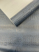 Crocodile Marine Vinyl 2 tone Upholstery Skin Texture Faux Leather PVC| New Creations Fabric & Foam Inc. - New Creations Fabric & Foam Inc
