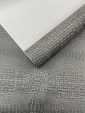 Crocodile Marine Vinyl 2 tone Upholstery Skin Texture Faux Leather PVC| New Creations Fabric & Foam Inc. - New Creations Fabric & Foam Inc