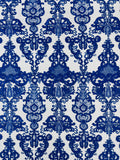 Damask Embroidered Lace Fabric 54” Wide| New Creations Fabric & Foam Inc. - New Creations Fabric & Foam Inc