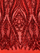 Damask Sequin Fabric 54” wide| New Creations Fabric & Foam Inc. - New Creations Fabric & Foam Inc
