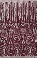 Damask Sequin Fabric 54” wide| New Creations Fabric & Foam Inc. - New Creations Fabric & Foam Inc