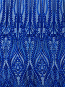 Damask Sequin Fabric 54” wide| New Creations Fabric & Foam Inc. - New Creations Fabric & Foam Inc