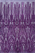 Damask Sequin Fabric 54” wide| New Creations Fabric & Foam Inc. - New Creations Fabric & Foam Inc