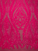 Damask Sequin Fabric 54” wide| New Creations Fabric & Foam Inc. - New Creations Fabric & Foam Inc