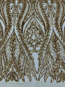 Damask Sequin Fabric 54” wide| New Creations Fabric & Foam Inc. - New Creations Fabric & Foam Inc