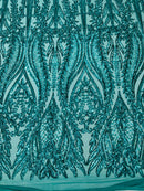 Damask Sequin Fabric 54” wide| New Creations Fabric & Foam Inc. - New Creations Fabric & Foam Inc