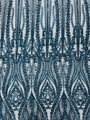 Damask Sequin Fabric 54” wide| New Creations Fabric & Foam Inc. - New Creations Fabric & Foam Inc