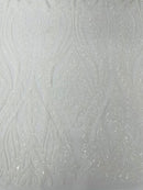 Damask Sequin Fabric 54” wide| New Creations Fabric & Foam Inc. - New Creations Fabric & Foam Inc