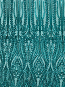 Damask Sequin Fabric 54” wide| New Creations Fabric & Foam Inc. - New Creations Fabric & Foam Inc