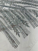 Damask Sequin Fabric 54” wide| New Creations Fabric & Foam Inc. - New Creations Fabric & Foam Inc