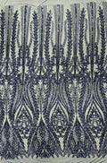 Damask Sequin Fabric 54” wide| New Creations Fabric & Foam Inc. - New Creations Fabric & Foam Inc
