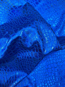 Dragon Skin Foil Stretch Velvet 58" Wide| New Creation Fabric & Foam Inc. - New Creations Fabric & Foam Inc