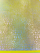 Dragon Skin Foil Stretch Velvet 58" Wide| New Creation Fabric & Foam Inc. - New Creations Fabric & Foam Inc