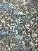 Dragon Skin Foil Stretch Velvet 58" Wide| New Creation Fabric & Foam Inc. - New Creations Fabric & Foam Inc