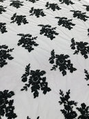 Eva Luxury Beaded Floral Lace 54” Wide| New Creations Fabric & Foam Inc. - New Creations Fabric & Foam Inc