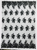 Eva Luxury Beaded Floral Lace 54” Wide| New Creations Fabric & Foam Inc. - New Creations Fabric & Foam Inc